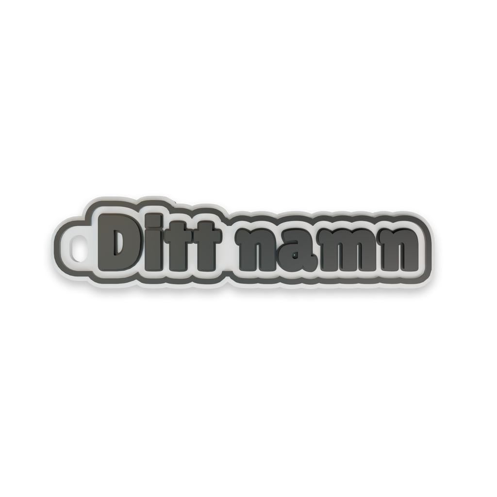 Personlig nyckelring - Bubblis | Kontur