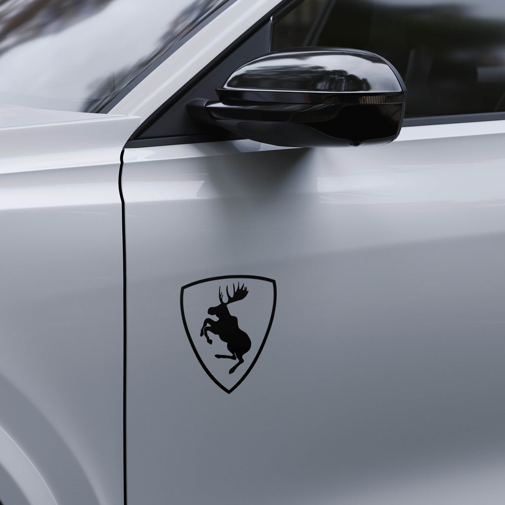 prancing moose - Dekal