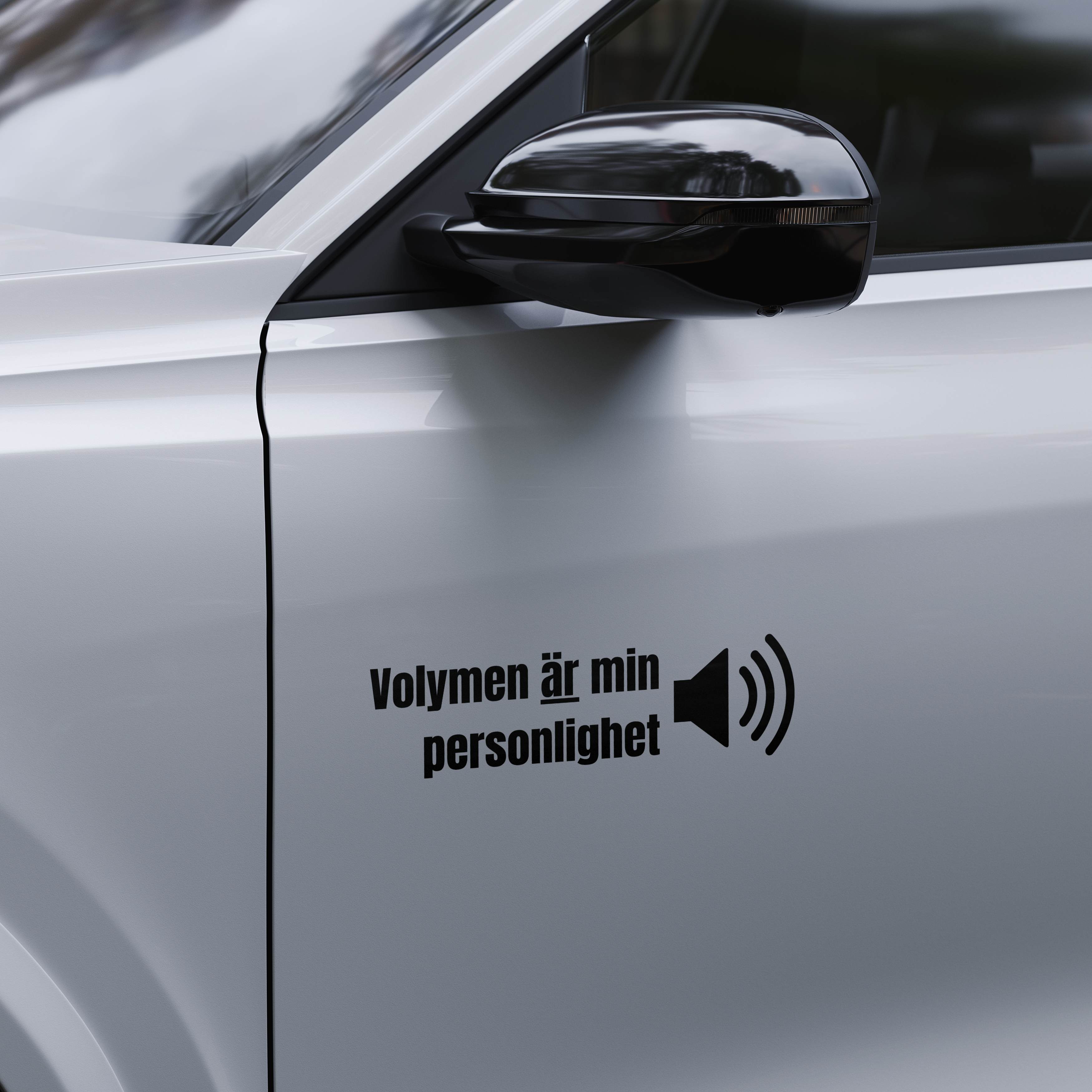 Volymen är min personlighet - Dekal