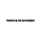 Volymen är min personlighet 2 - Dekal