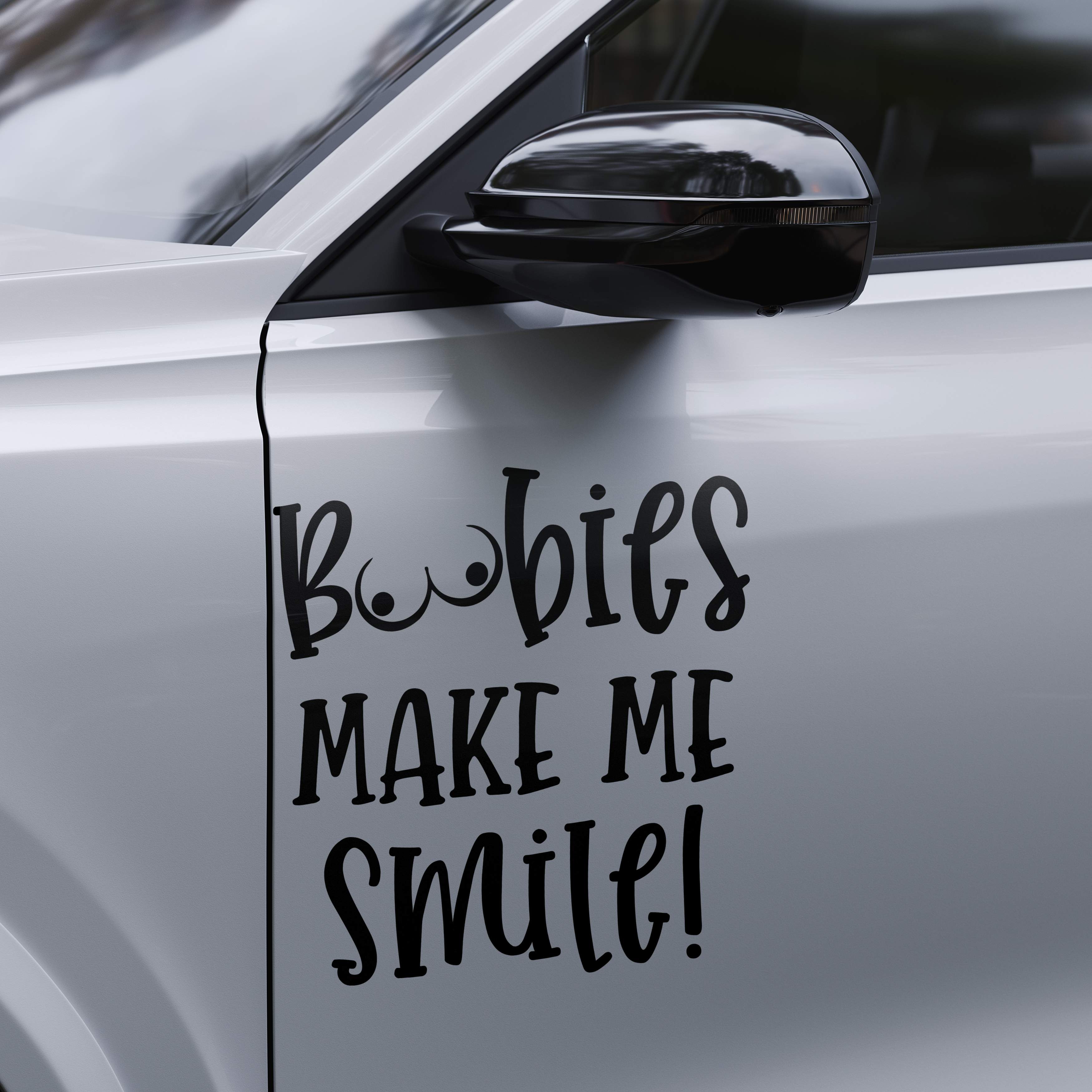 Boobies make me smile! - Dekal