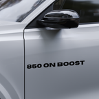 850 ON BOOST - Dekal